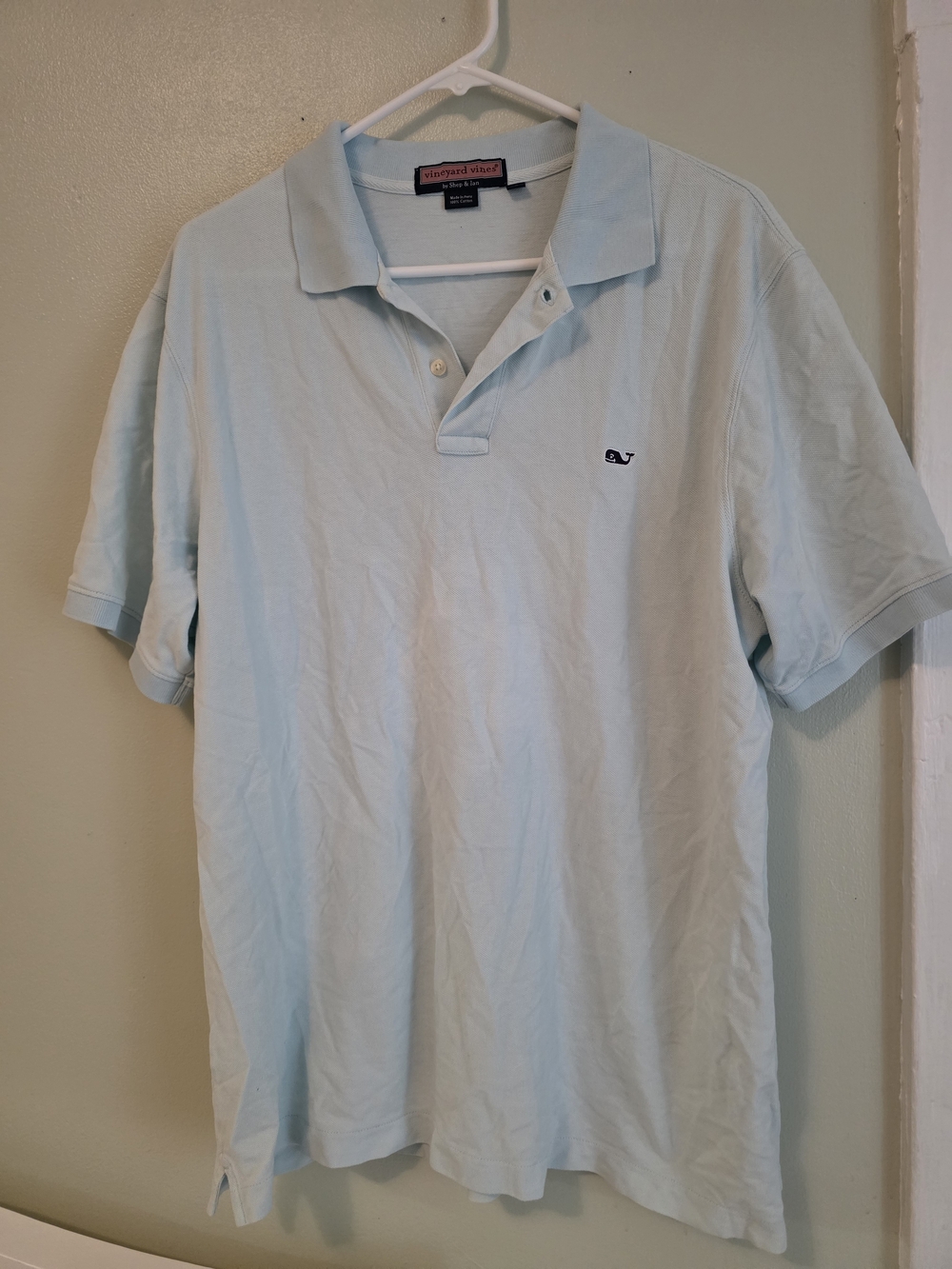 Vineyard Vines Men’s Light Blue Polo Shirt